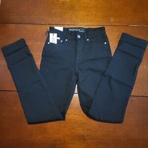 Parasuco Skinny Leg Spandex Stretch Jeans Black Size 6 or 4